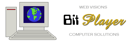 BIT PLAYER -- Web Visions - Computer Solutions. Web design - consulting - programming.
